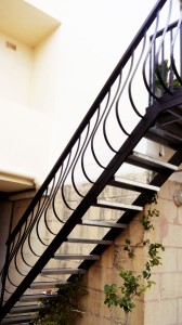 wrought iron railing staircase  - General Metal Works Malta